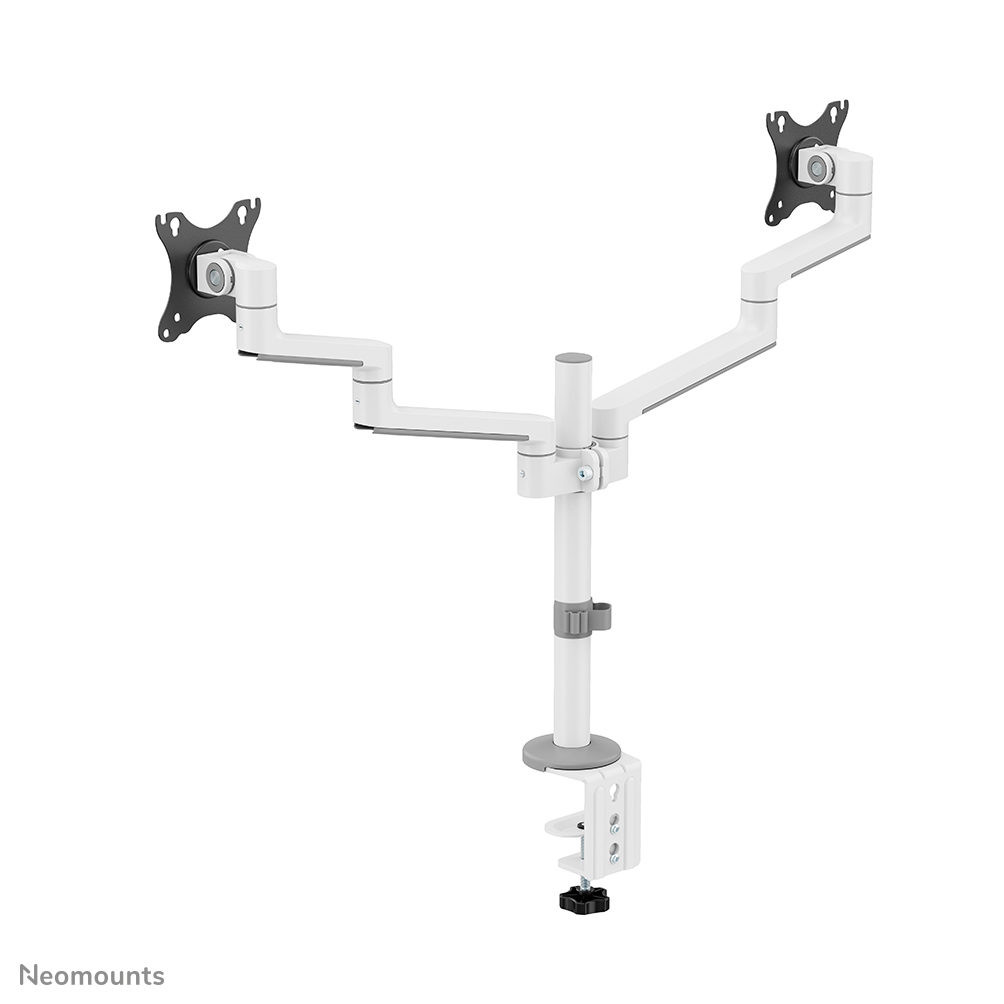 Neomounts Monitor-Tischhalterung - Klemme /Bolzen - 43,2 cm (17") - 68,6 cm (27") - 100 x 100 mm - Höhenverstellung - Weiß