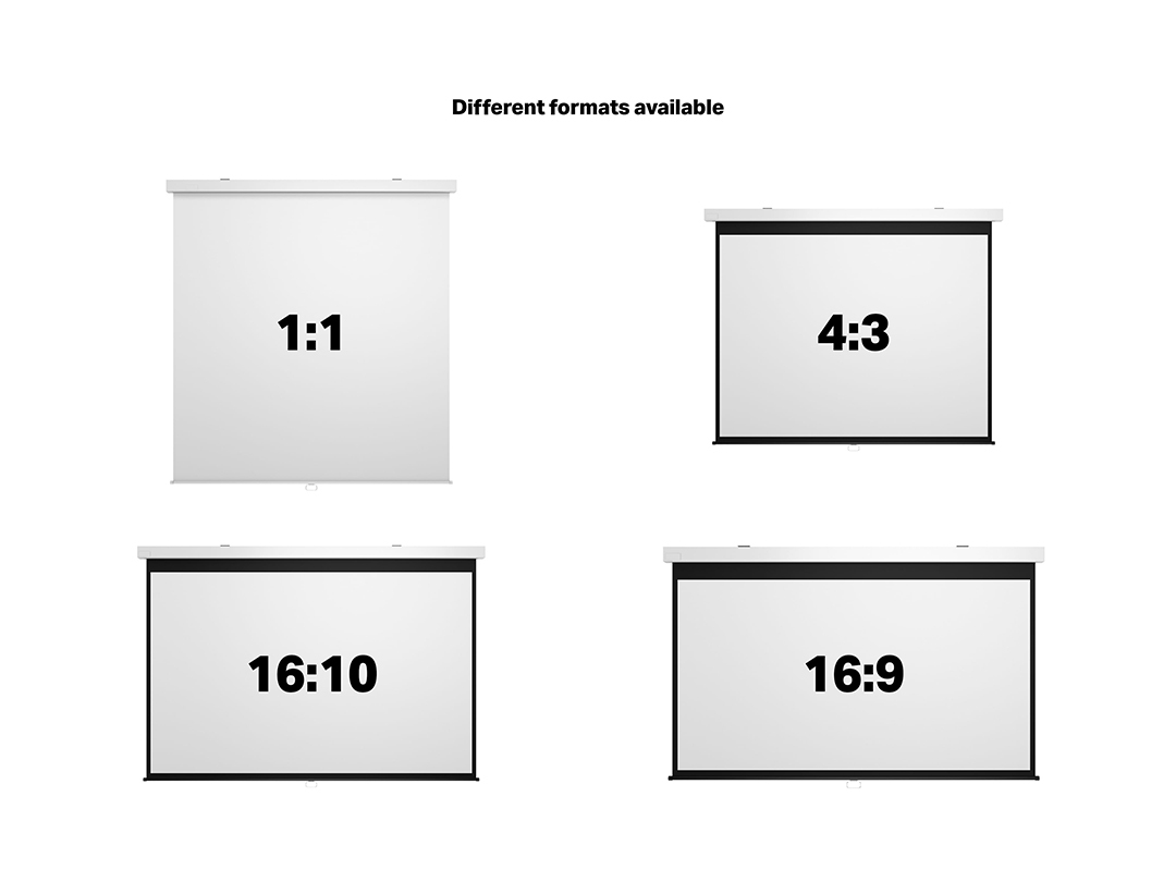 Projektionsleinwand, Whiteboard, White Projection Screen, Film Screen, Aufbewahrungssack