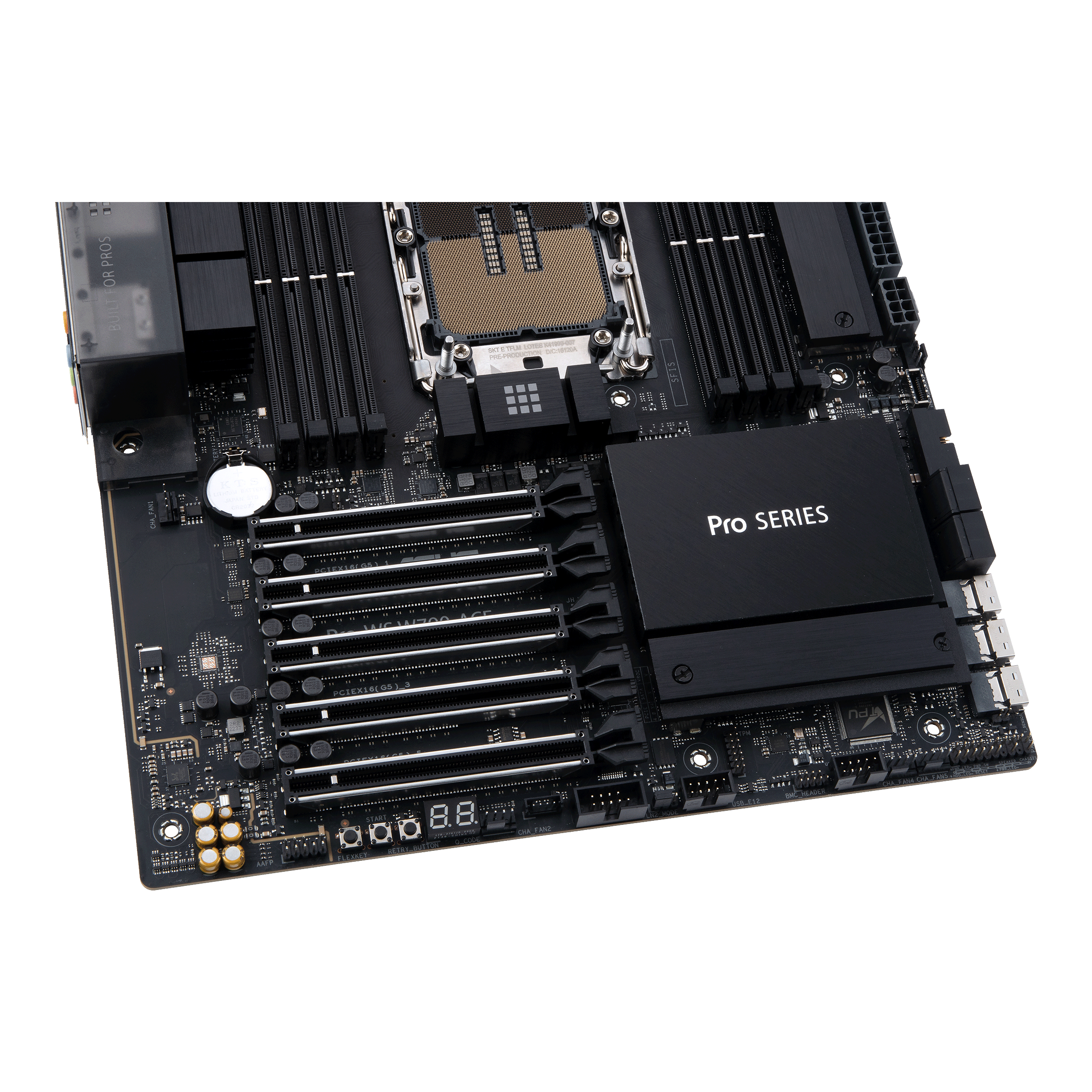 MB ASUS Workstation LGA4677 WS W790-ACE  1 x 10GB W790 Chipsatz | 1 x Intel Xeon W3400/2400 (CEB)