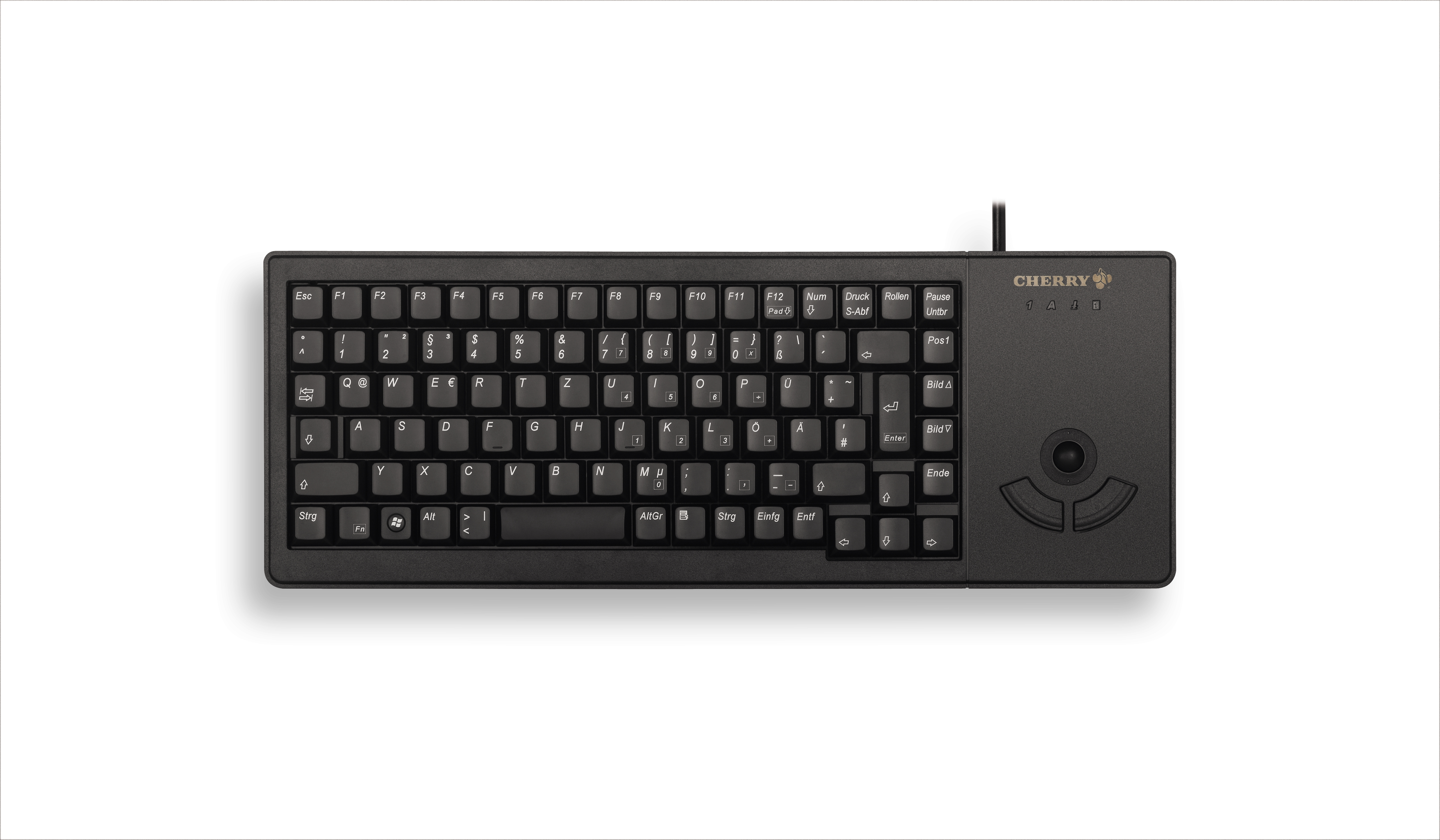 Cherry Tastatur G84-5400 (G84-5400LUMDE-2), schwarz