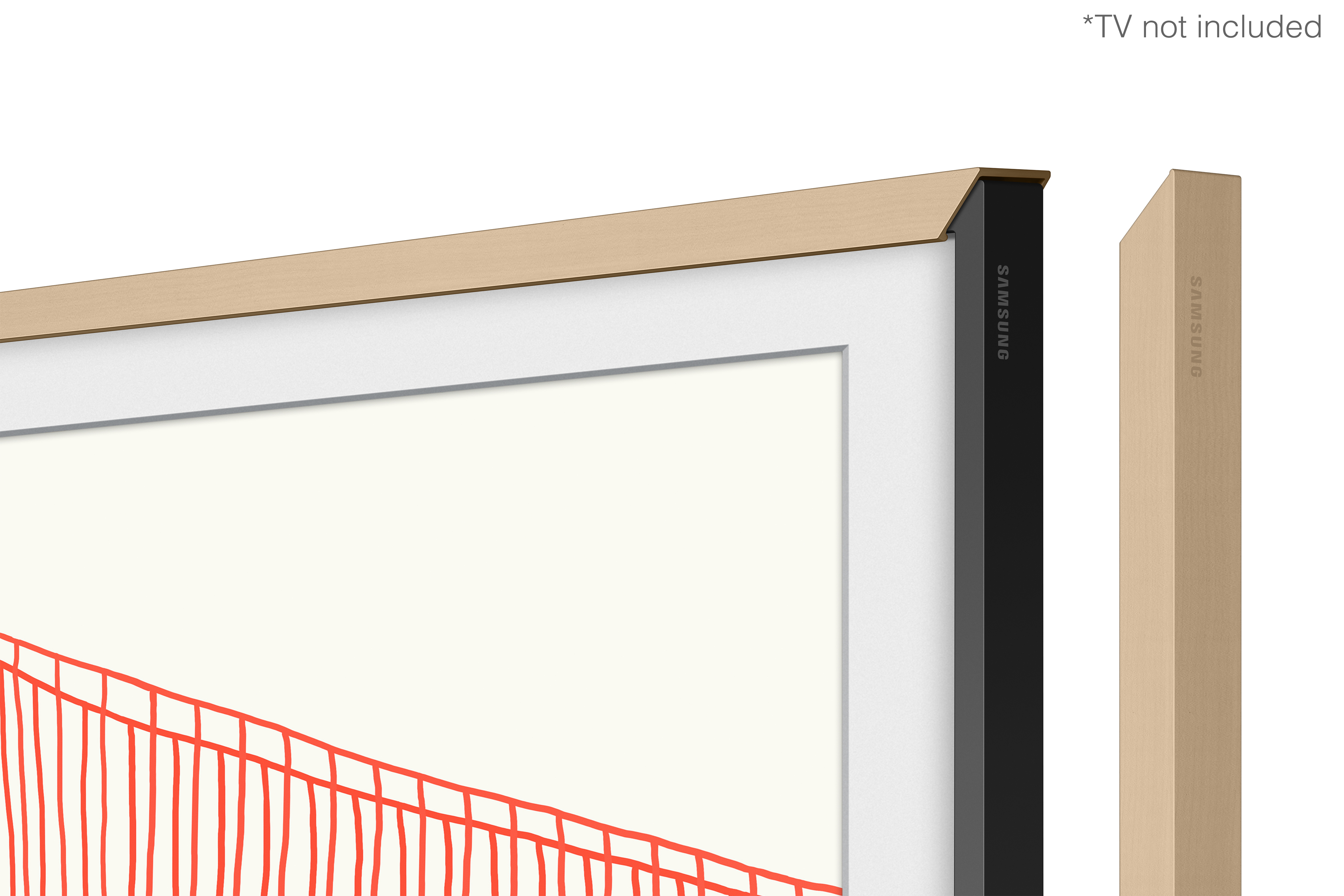 Samsung TV Z Wechselrahmen Beige für 65" Frame-TV
