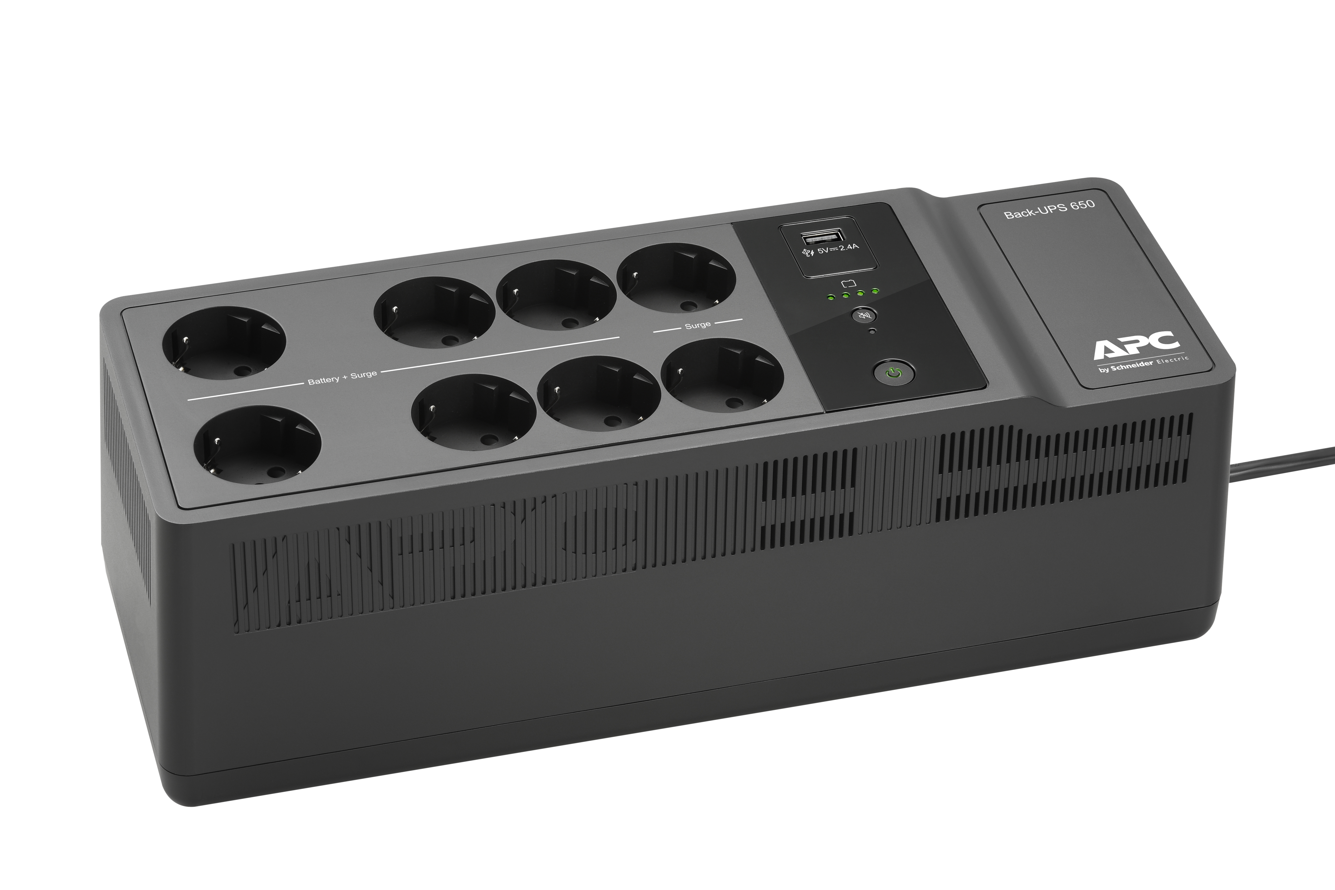 APC BE650G2-GR - Back-UPS 650VA, 230V, 1 USB charging port