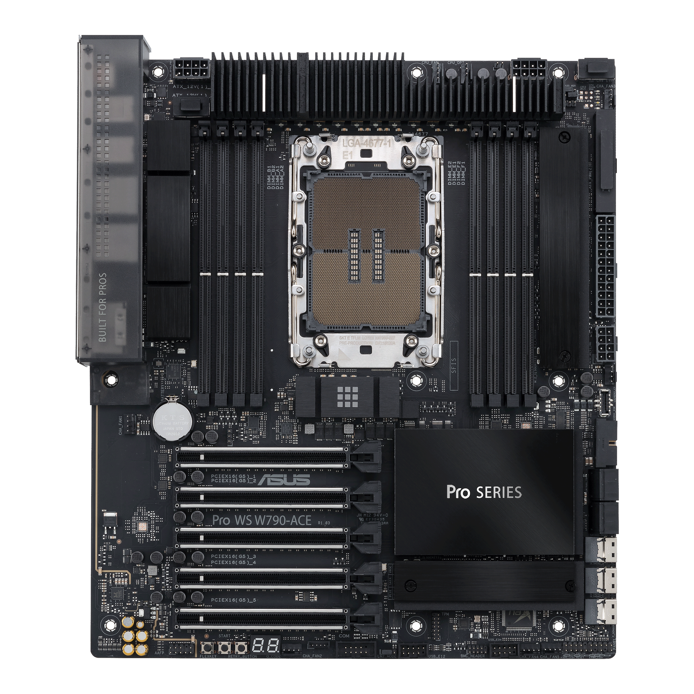 MB ASUS Workstation LGA4677 WS W790-ACE  1 x 10GB W790 Chipsatz | 1 x Intel Xeon W3400/2400 (CEB)