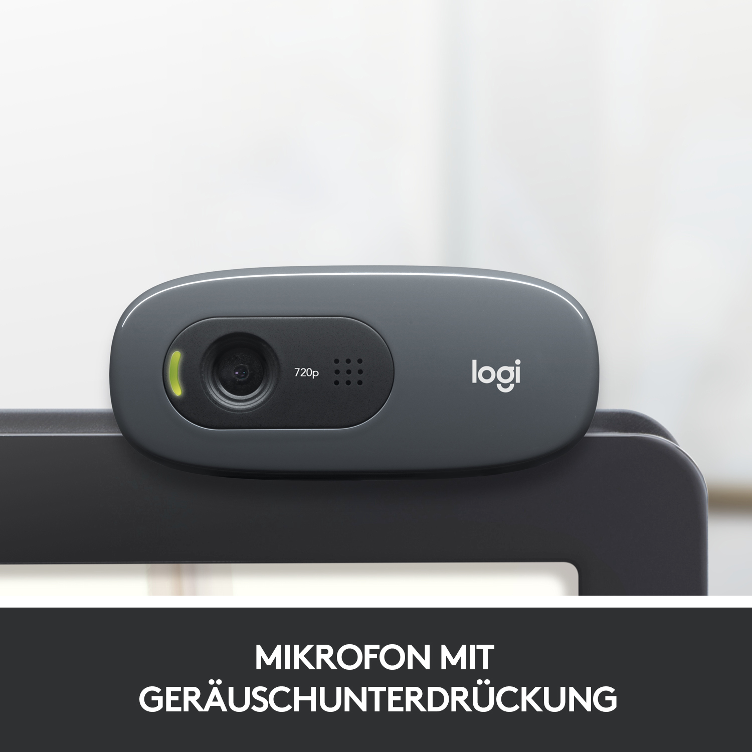 Logitech Kamera C270 HD Webcam, schwarz
