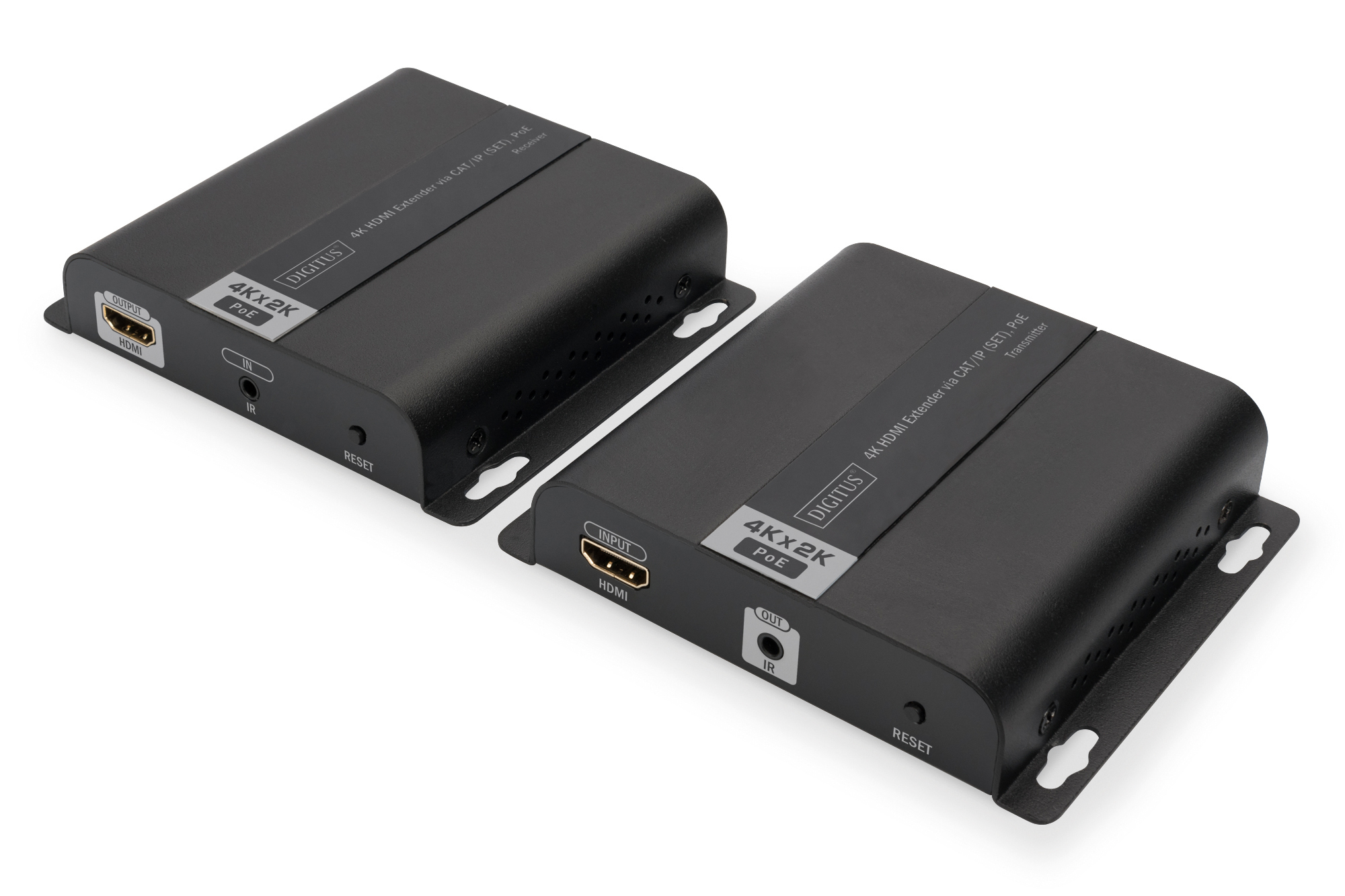 DIGITUS DS-55124 4K HDMI Extender über CAT/IP (Set), PoE