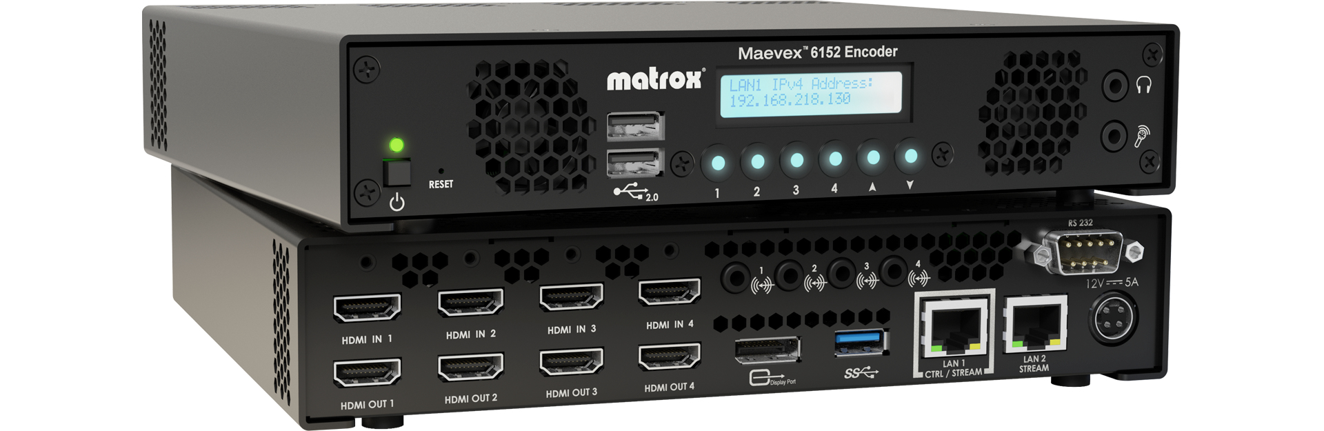 Matrox Maevex 6152 Quad 4K Encoder Box 4x HDMI (MVX-E6152-4)