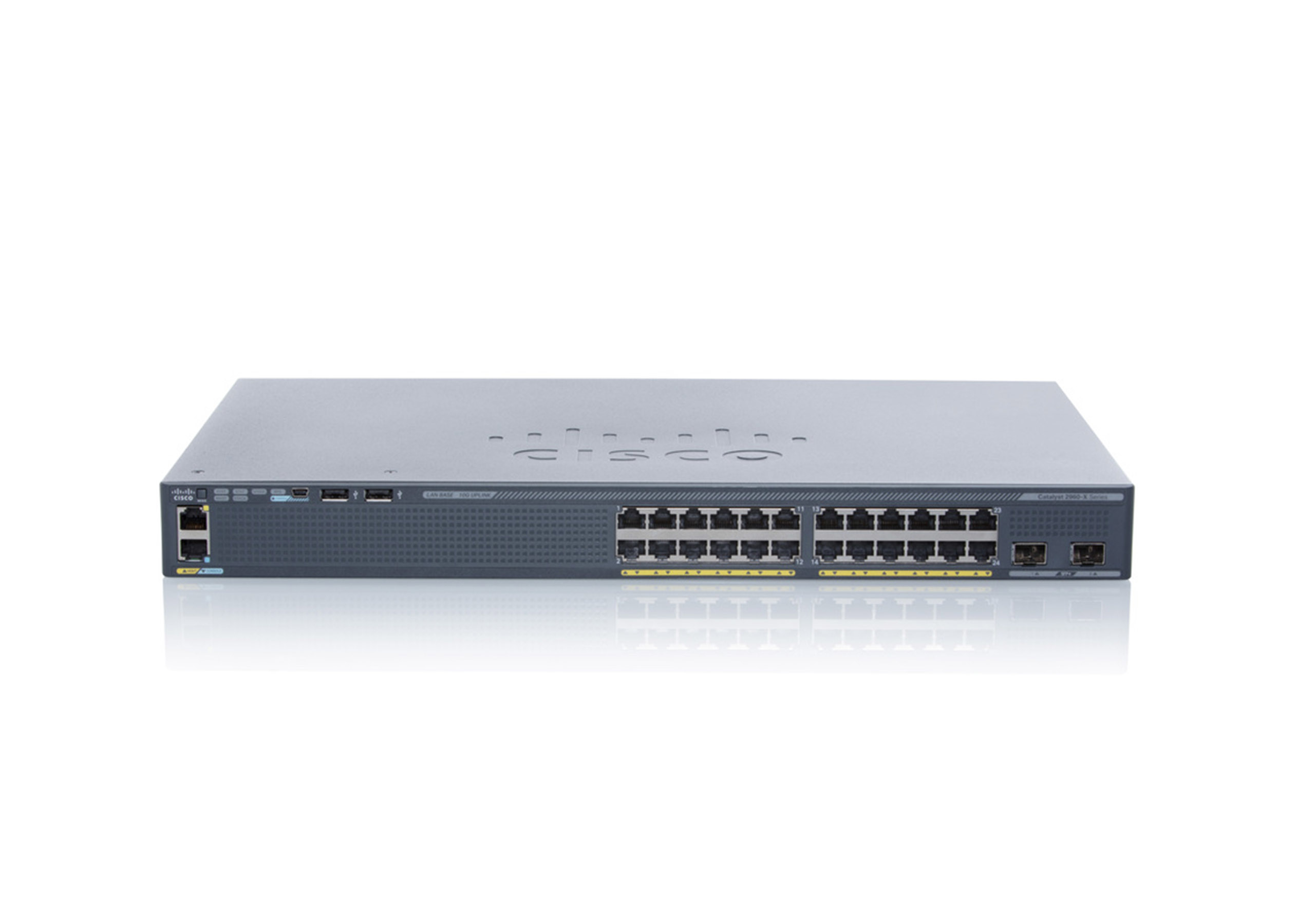 CISCO WS-C2960X-24TS-L Catalyst 2960-X Switch 1GbE LAN Base 24x1G+4xSFP L2 managed