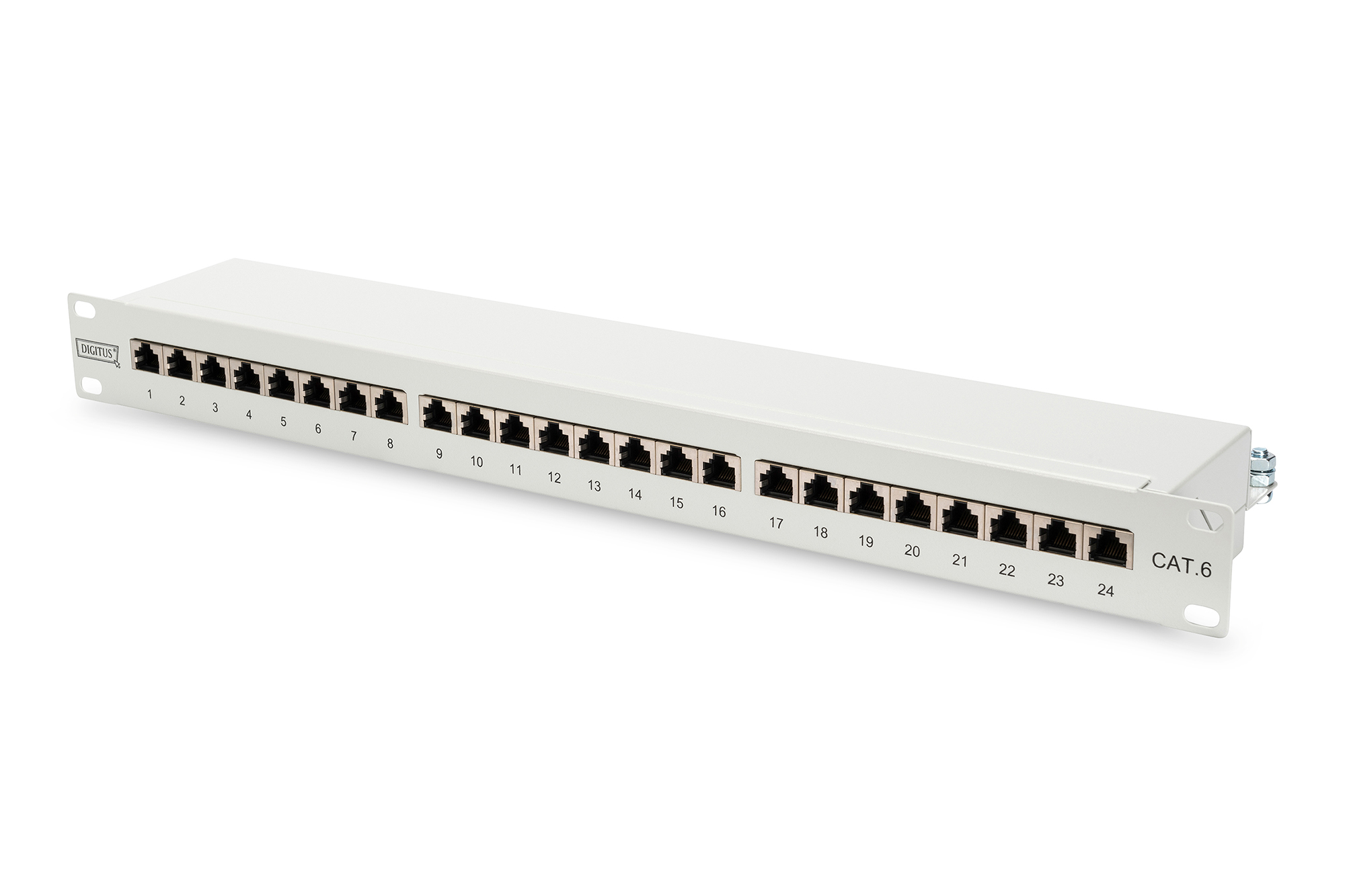 DIGITUS DN-91624S Patch Panel CAT 6 geschirmt 24-port RJ45