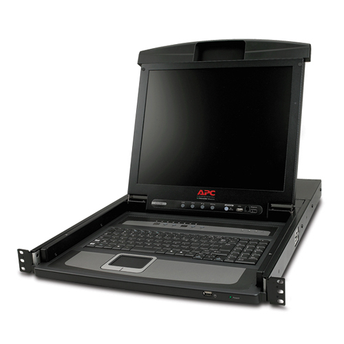 APC AP5808 - "17" Rack LCD Console mit Integrated 8 Port Analog KVM Switch"