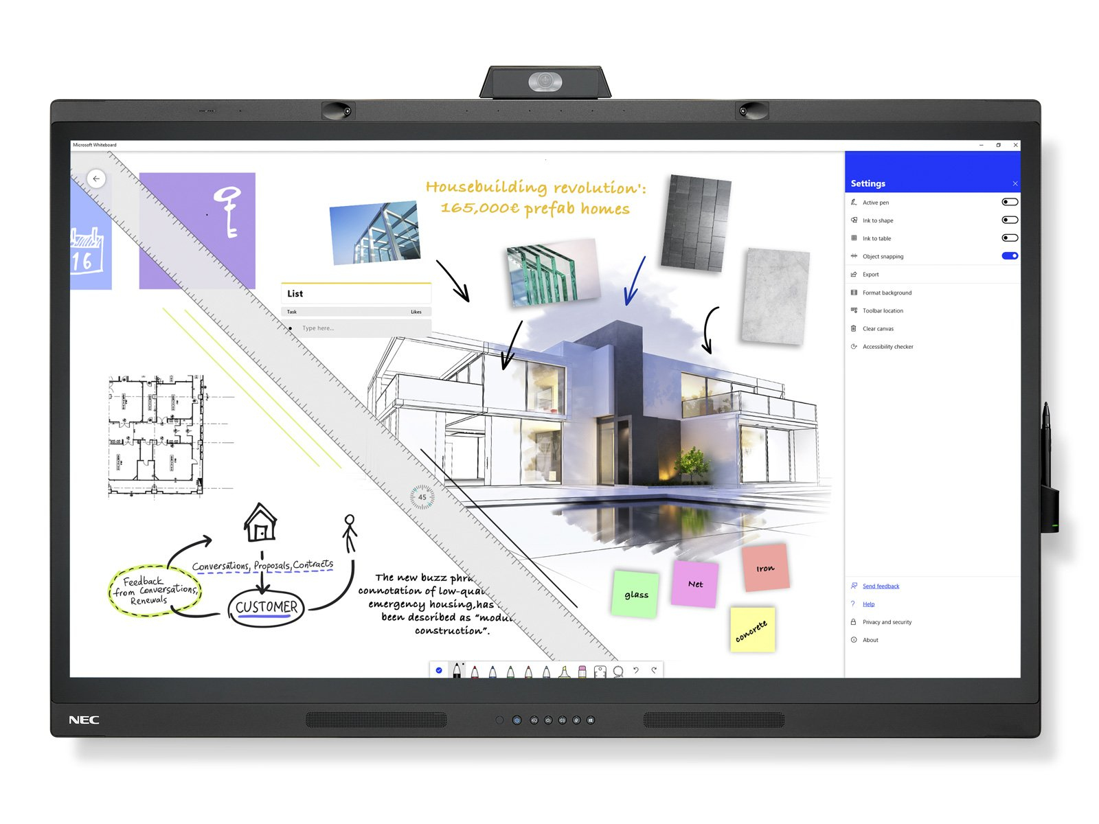 NEC Large Format Display WD551 A-Ware mit Kartonageschäden