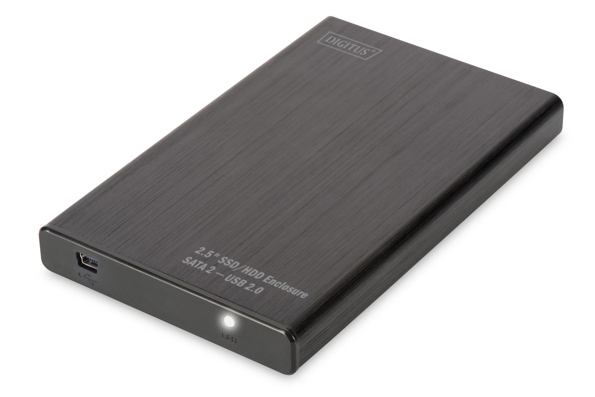 DIGITUS DA-71104 Gehäuse Externes SSD/HDD-Festplattengehäuse SATA I-II - USB 2.0