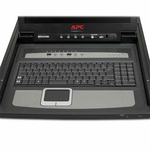 APC AP5808 - "17" Rack LCD Console mit Integrated 8 Port Analog KVM Switch"