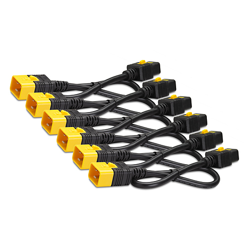 APC AP8712S - Power Cord Kit (6 ea), Locking, C19 to C20, 0.6m