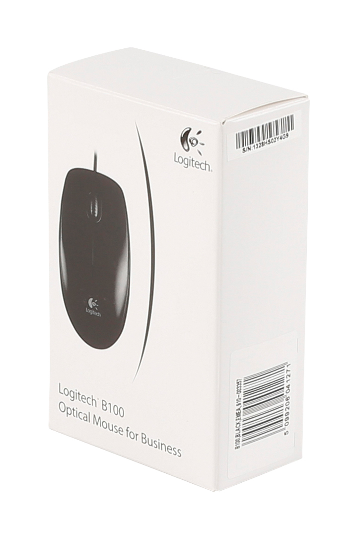 Logitech Maus B100 Optical USB Maus, schwarz
