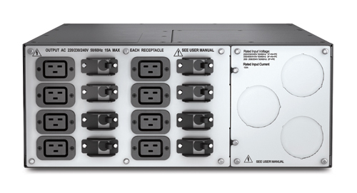 APC SBP20KRMI4U - Service Bypass Panel 230V MBB 125A HW input IEC-320 output (8) C19