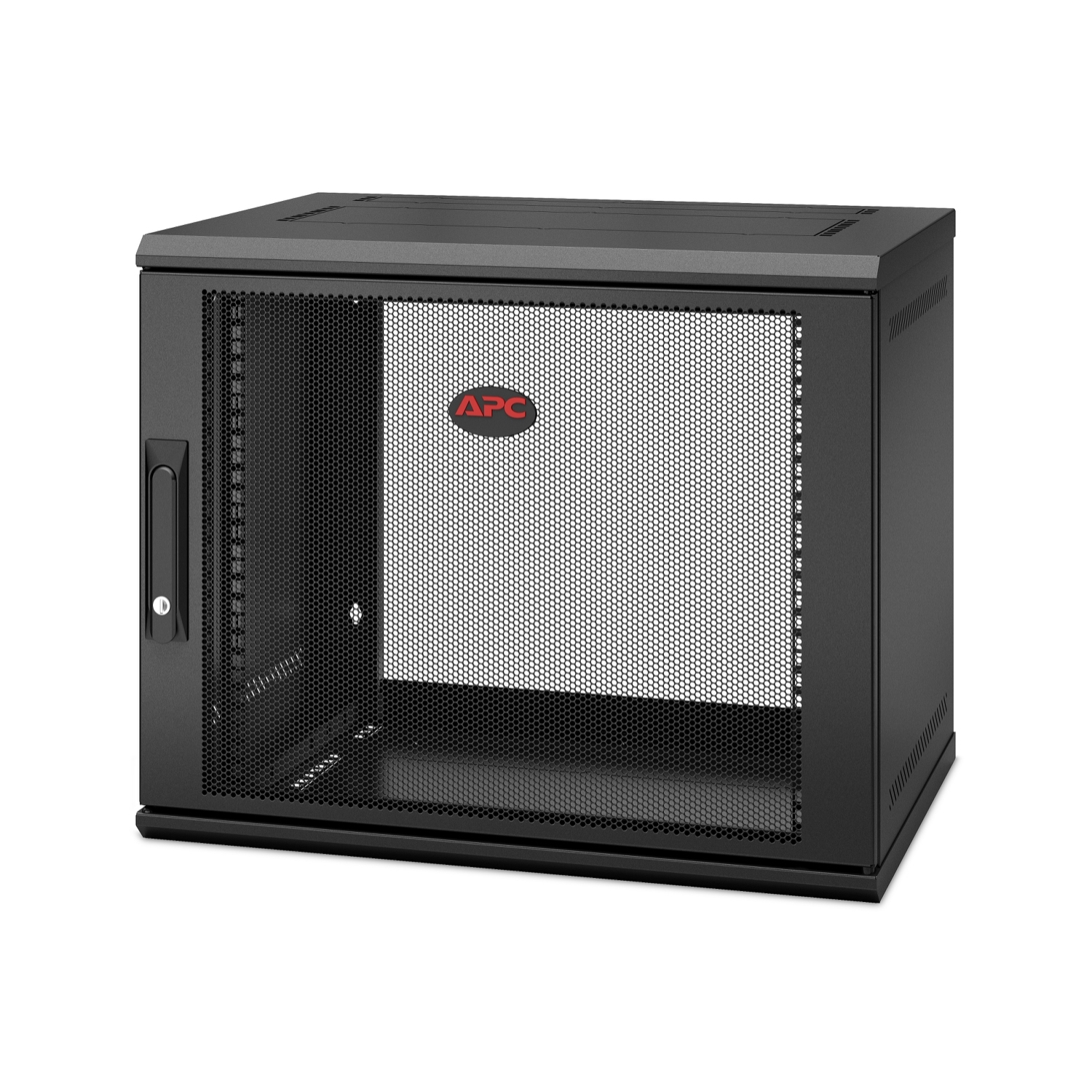 APC AR109SH4 - NetShelter WX 9U Single Hinged Wall-mount Enclosure 400mm Deep