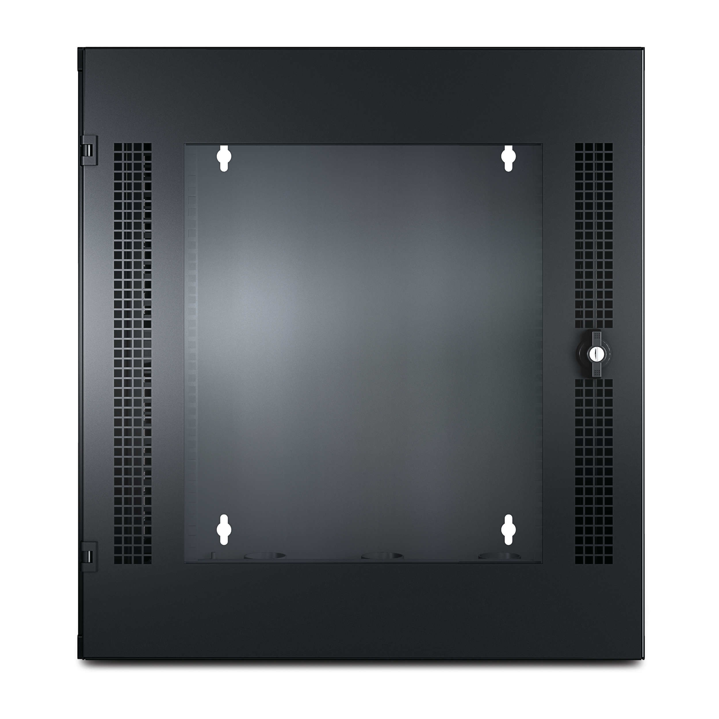 APC AR100 - NetShelter WX 13U w/Threaded Hole Vertical Mounting Rail Glass Front Door Black