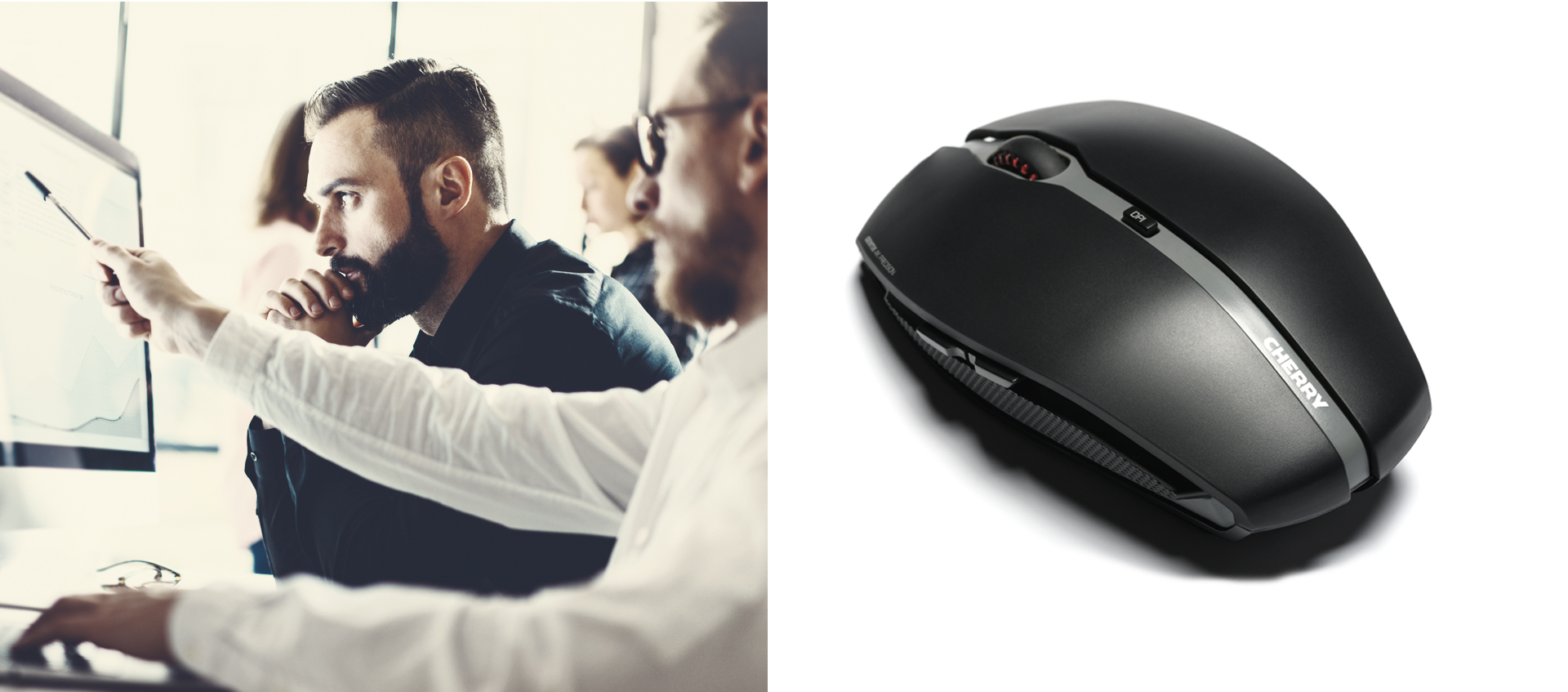 Cherry Maus GENTIX 4K (JM-0340-2) schwarz