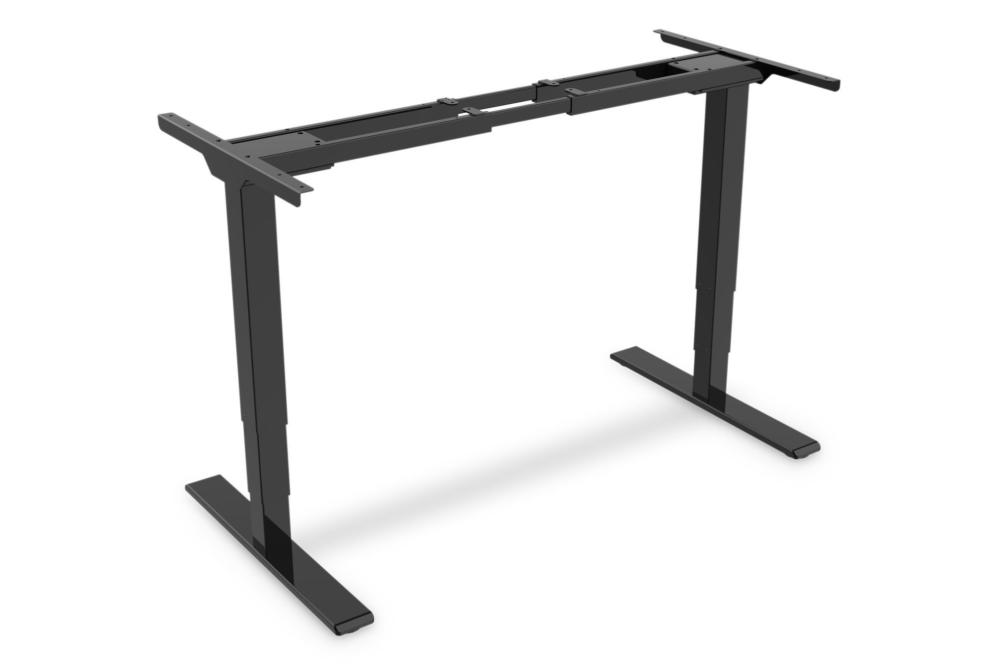 DIGITUS DA-90434 Elektrisch höhenverstellbares Tischgestell, Dual-Motor, 3-Stufen, Schwarz