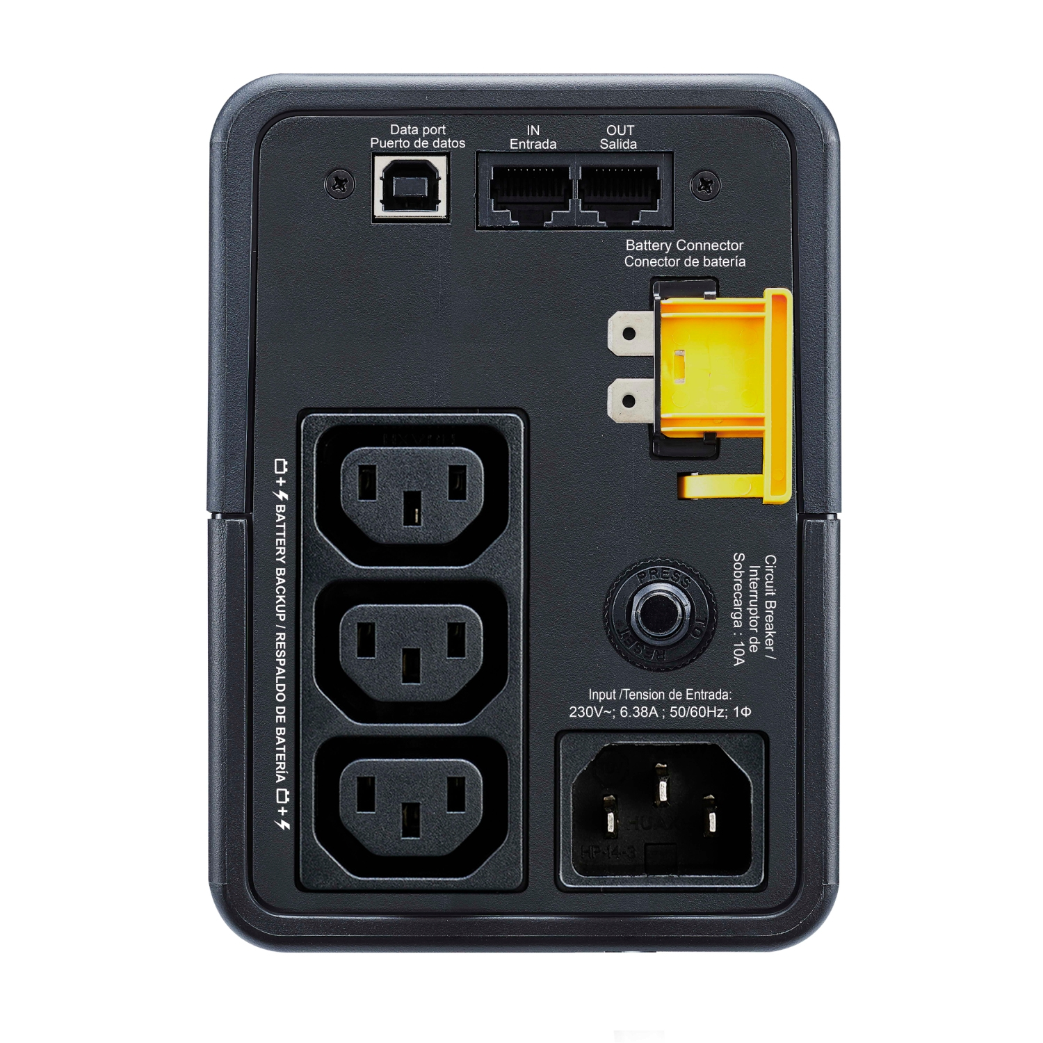APC BX500MI - Back-UPS 500VA, 230V, AVR, IEC Sockets