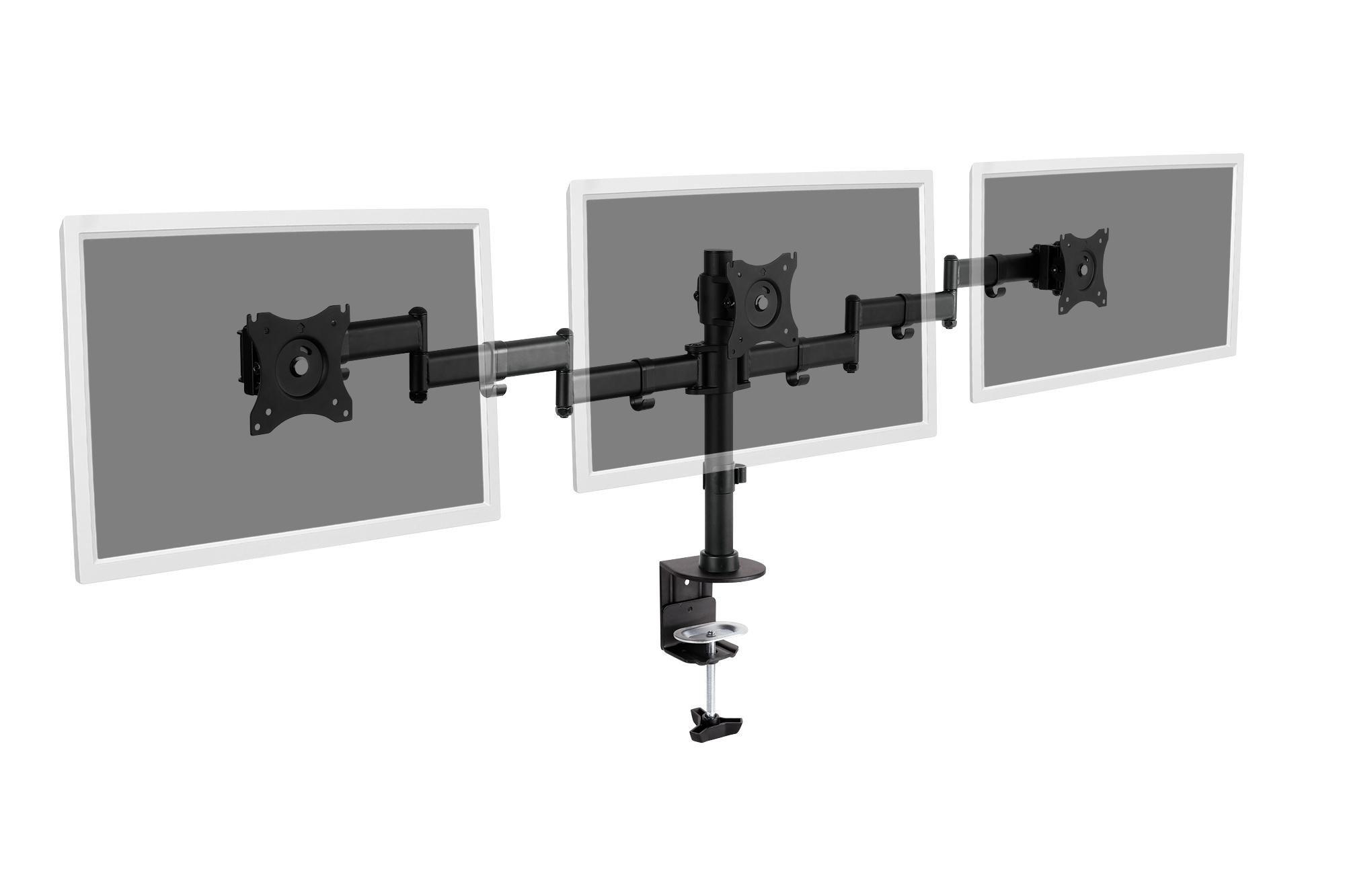 DIGITUS DA-90362 Dreifach Monitor Ständer mit Klemmbefestigung
