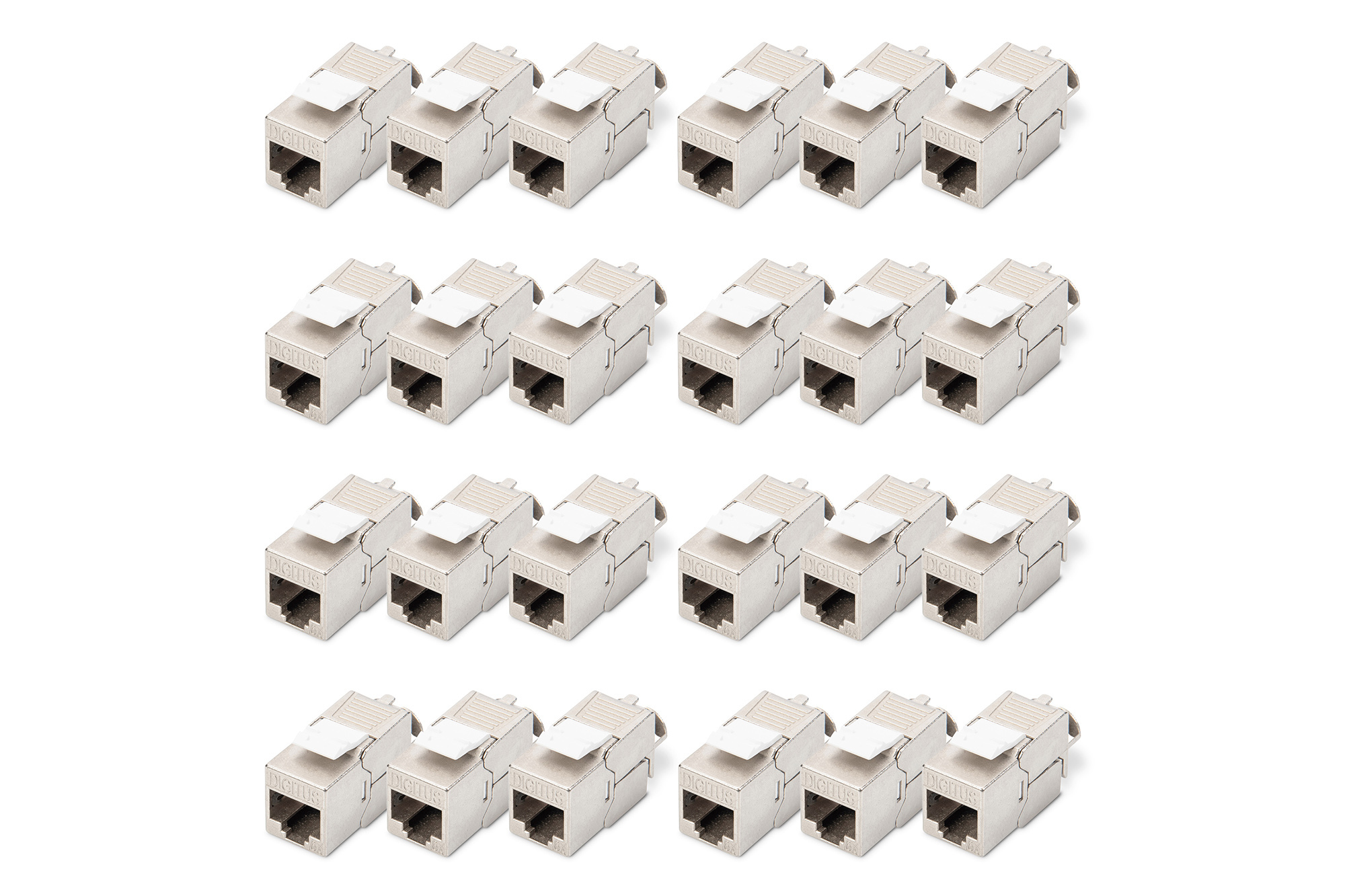 DIGITUS DN-93615-24 CAT 6A Keystone Modul, geschirmt, werkzeugfreier Montageanschluss