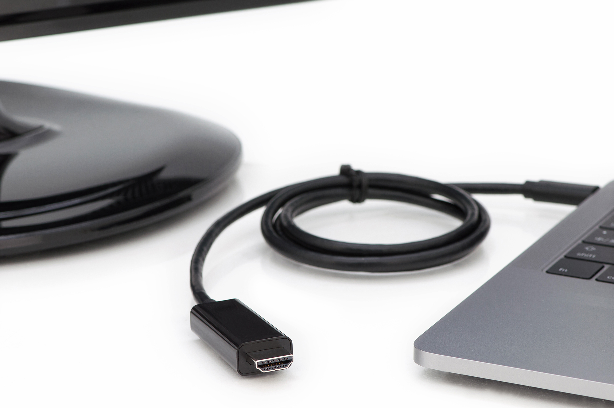 DIGITUS AK-300330-020-S USB Type-C Adapterkabel, Typ-C auf HDMI A St/St, 2.0m