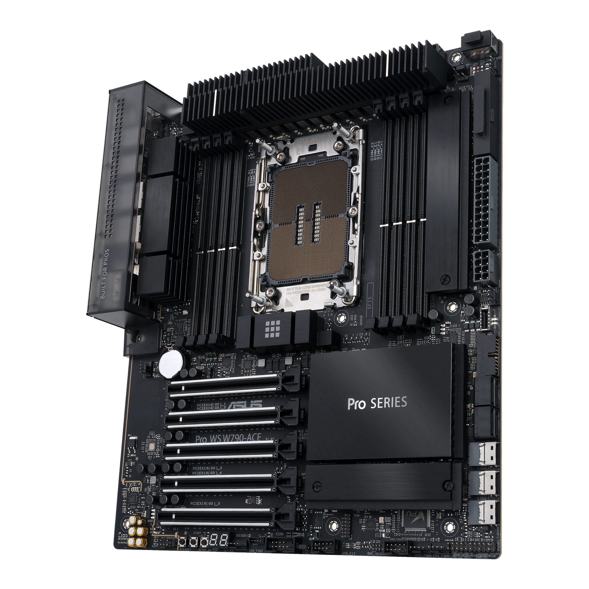 MB ASUS Workstation LGA4677 WS W790-ACE  1 x 10GB W790 Chipsatz | 1 x Intel Xeon W3400/2400 (CEB)