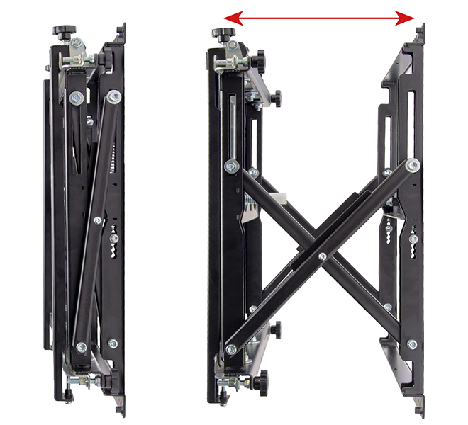 BTECH B-TECH Videowall Wandhalter mit Feinjust. BT8310XL/B
