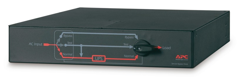 APC SBP6KRMI2U - Service Bypass Panel- 230V, 32A, MBB, Hardwire input, (4) IEC-320 C19 Output