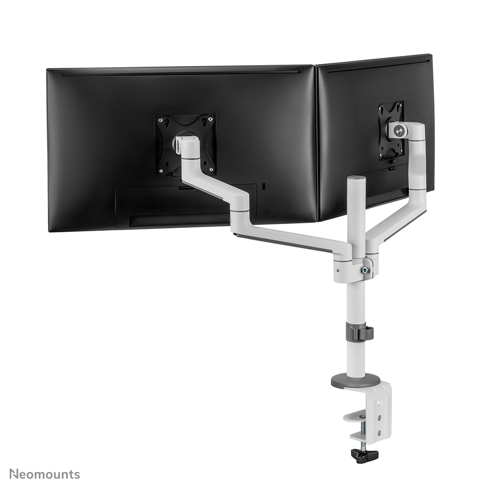 Neomounts Monitor-Tischhalterung - Klemme /Bolzen - 43,2 cm (17") - 68,6 cm (27") - 100 x 100 mm - Höhenverstellung - Weiß