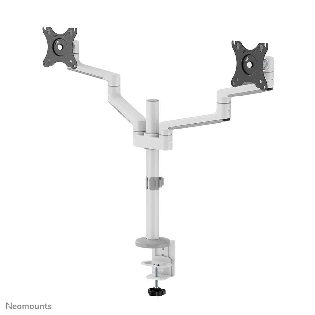 Neomounts Monitor-Tischhalterung - Klemme /Bolzen - 43,2 cm (17") - 68,6 cm (27") - 100 x 100 mm - Höhenverstellung - Weiß