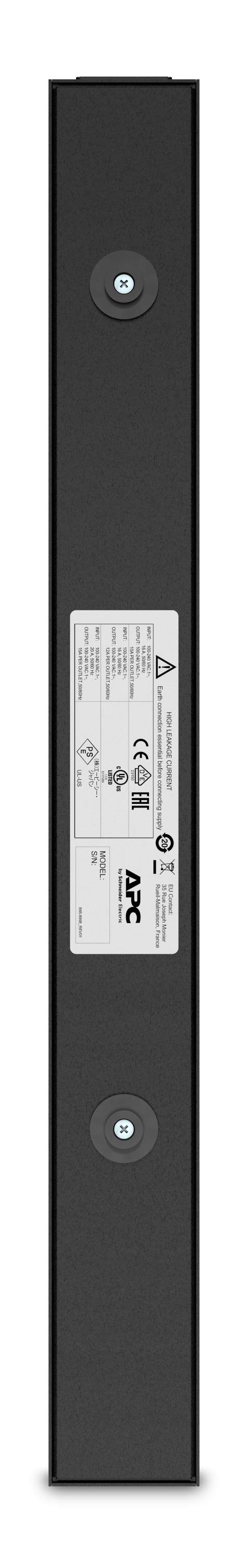 APC AP6003A - RACK PDU, BASIC, HALF HEIGHT, 100-240V/20A, 220-240V/16A, (14) C13