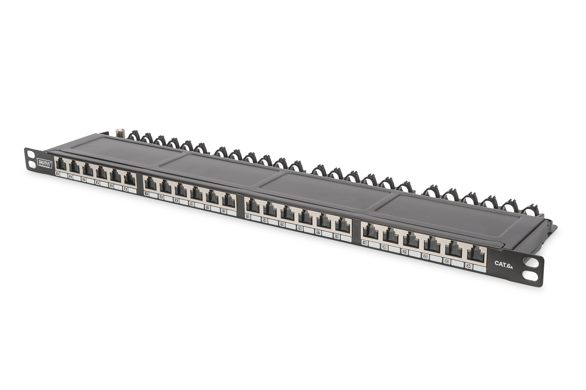 DIGITUS DN-91624S-SL-EA CAT 6A, Klasse EA High Density Patch Panel, geschirmt