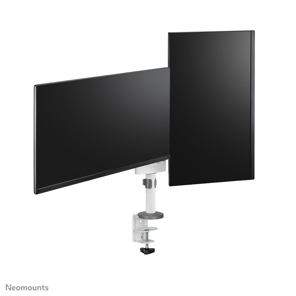 Neomounts Monitor-Tischhalterung - Klemme /Bolzen - 43,2 cm (17") - 68,6 cm (27") - 100 x 100 mm - Höhenverstellung - Weiß