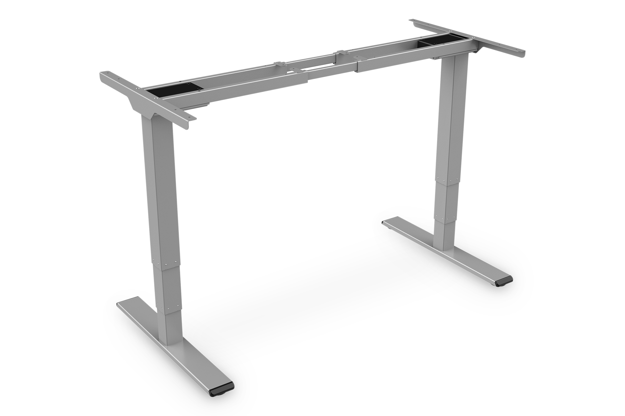 DIGITUS DA-90435 Elektrisch höhenverstellbares Tischgestell, Dual-Motor, 3-Stufen, Grau
