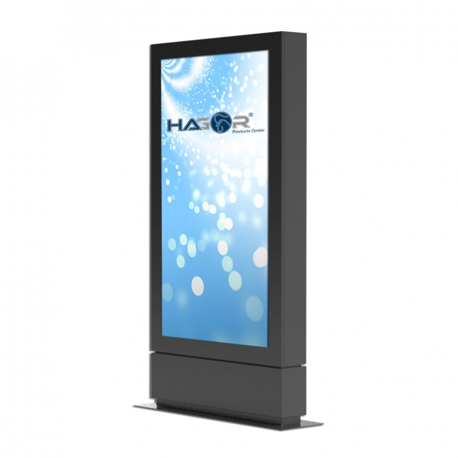 HAGOR Outdoor Stele ScreenOut  ECO Kiosk XL