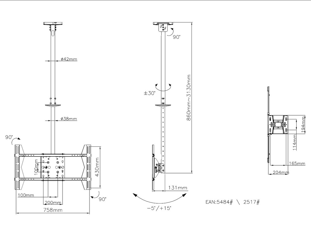 HAGOR Stele VIS-IT  Z  W-LAN Stabantenne