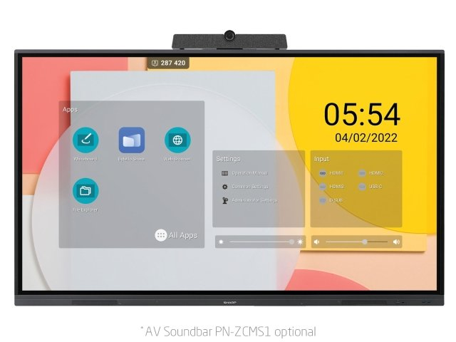 NEC Sharp Display Interaktiv PNL752B