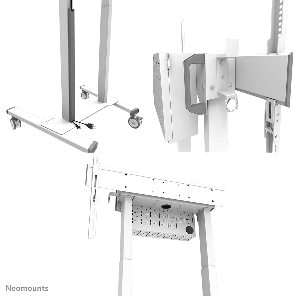 Neomounts motorisierter Bodenständer - 110 kg - 94 cm (37") - 2,54 m (100") - 100 x 100 mm - 800 x 600 mm - 115,2 - 180,2 mm