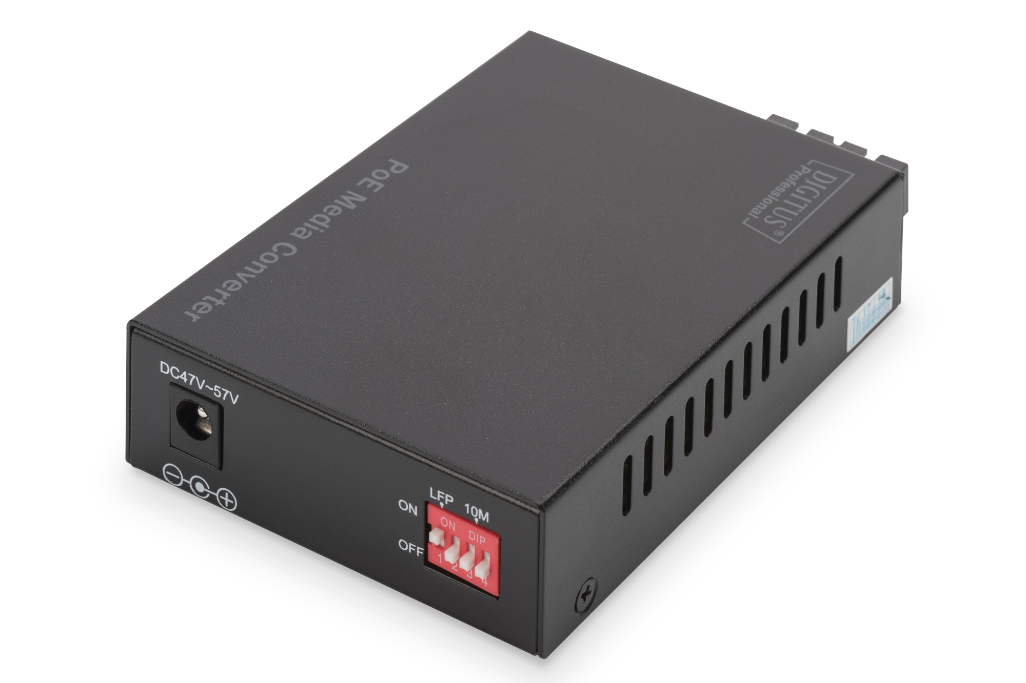 DIGITUS DN-82150 Gigabit PoE Medienkonverter, RJ45 / SC, MM, PSE