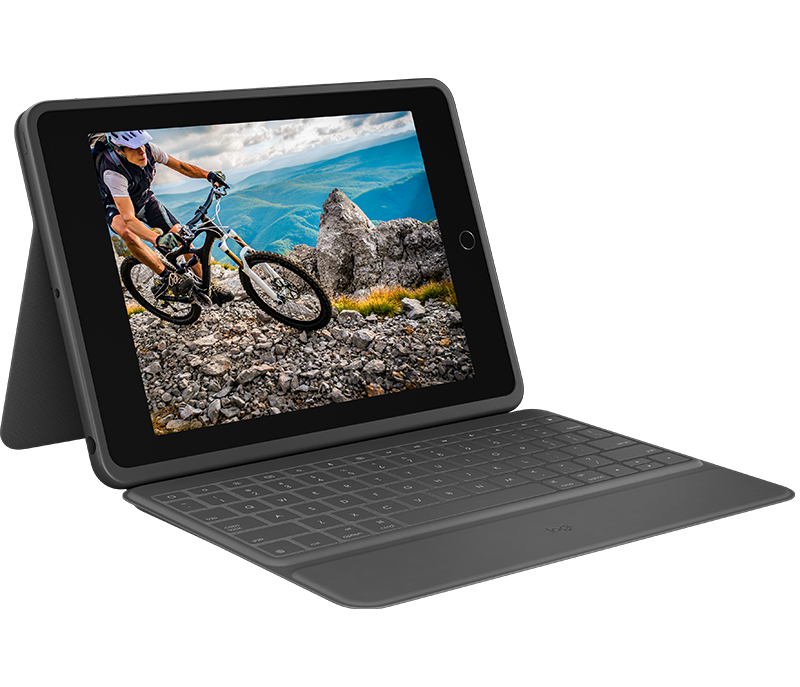 Logitech Rugged Folio - Tastatur und Foliohülle