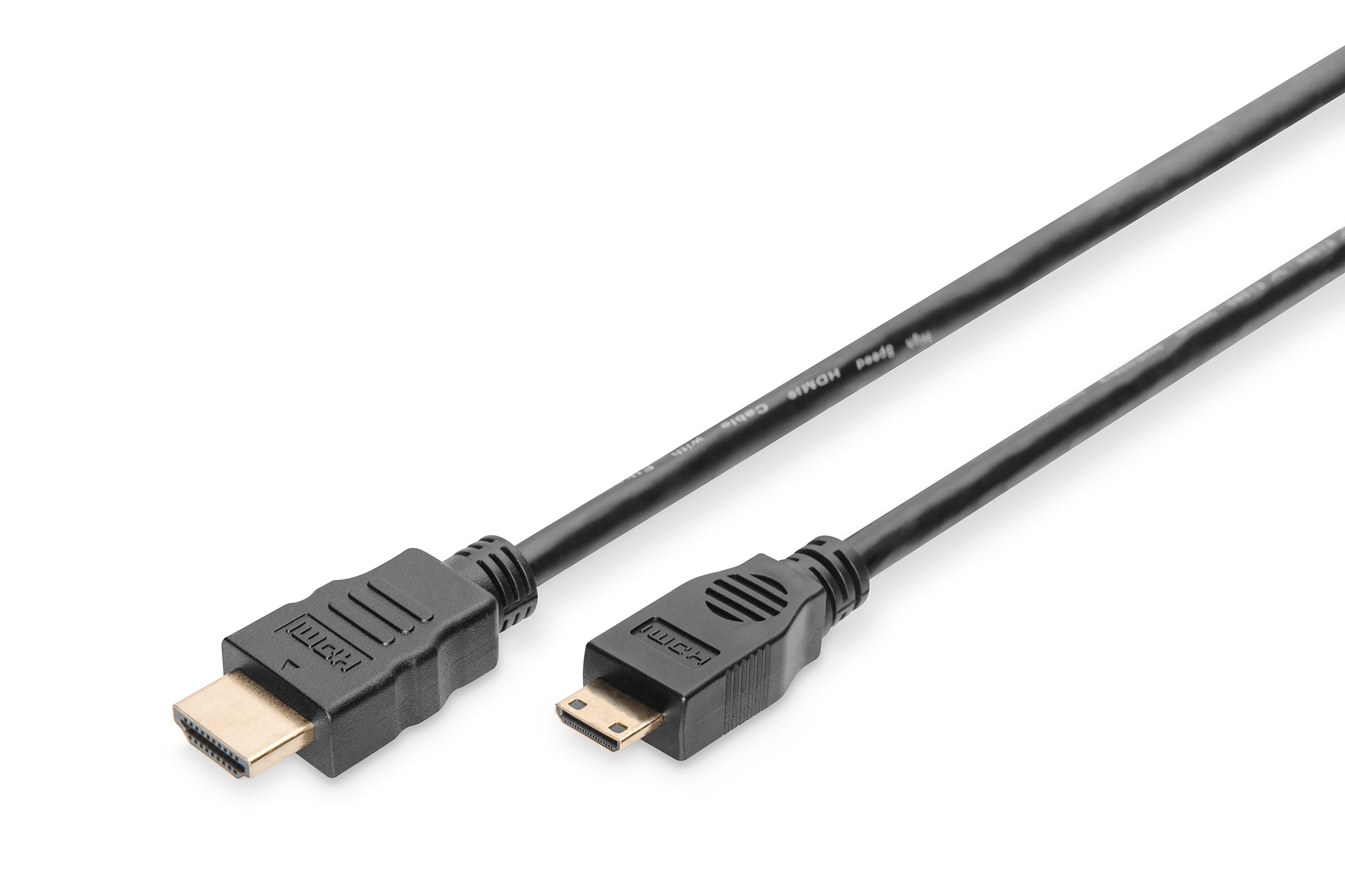 DIGITUS AK-330106-020-S HDMI High Speed Anschlusskabel, Type-C - Typ A St/St, 2.0m