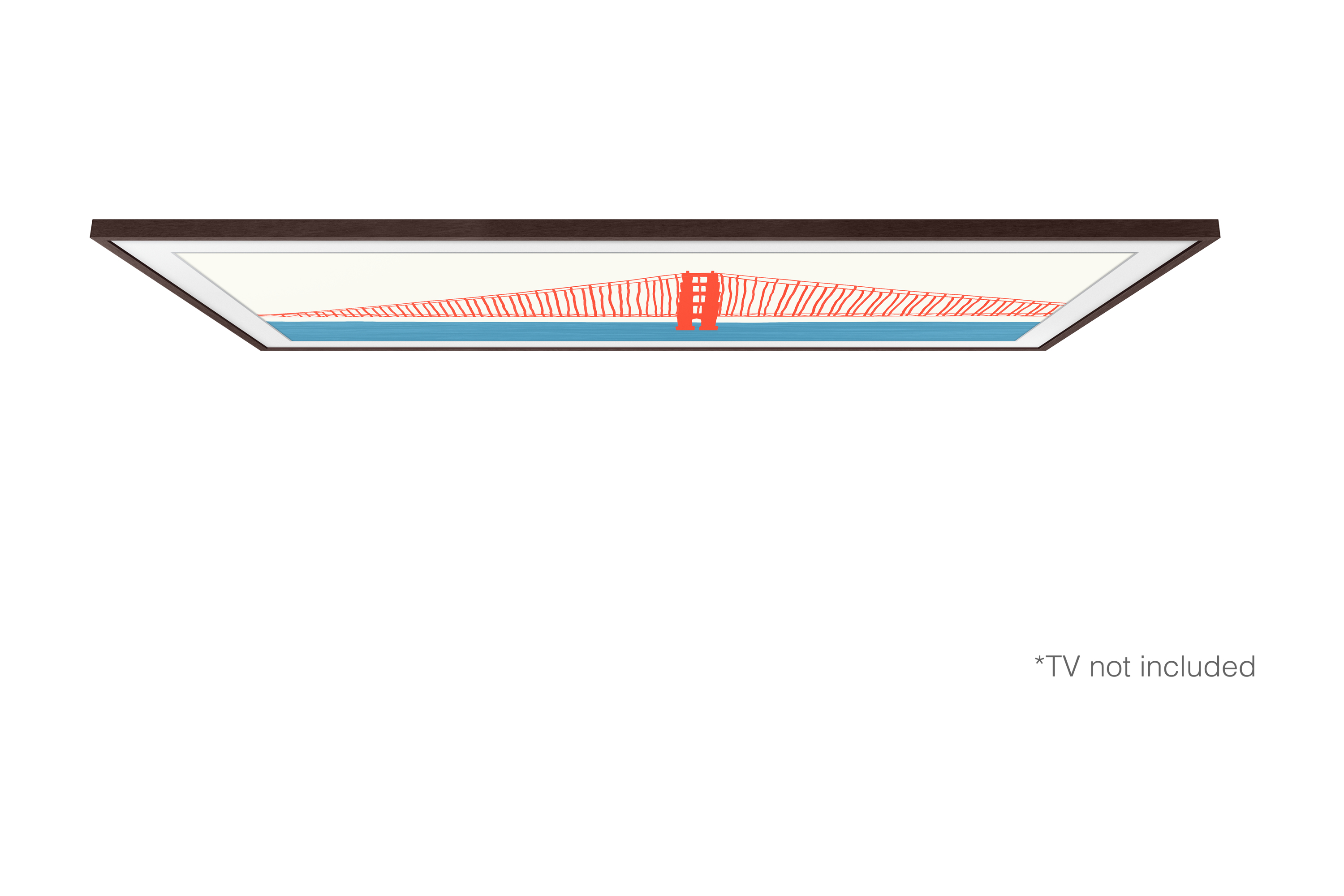 Samsung TV Z Wechselrahmen Braun für 65" Frame-TV