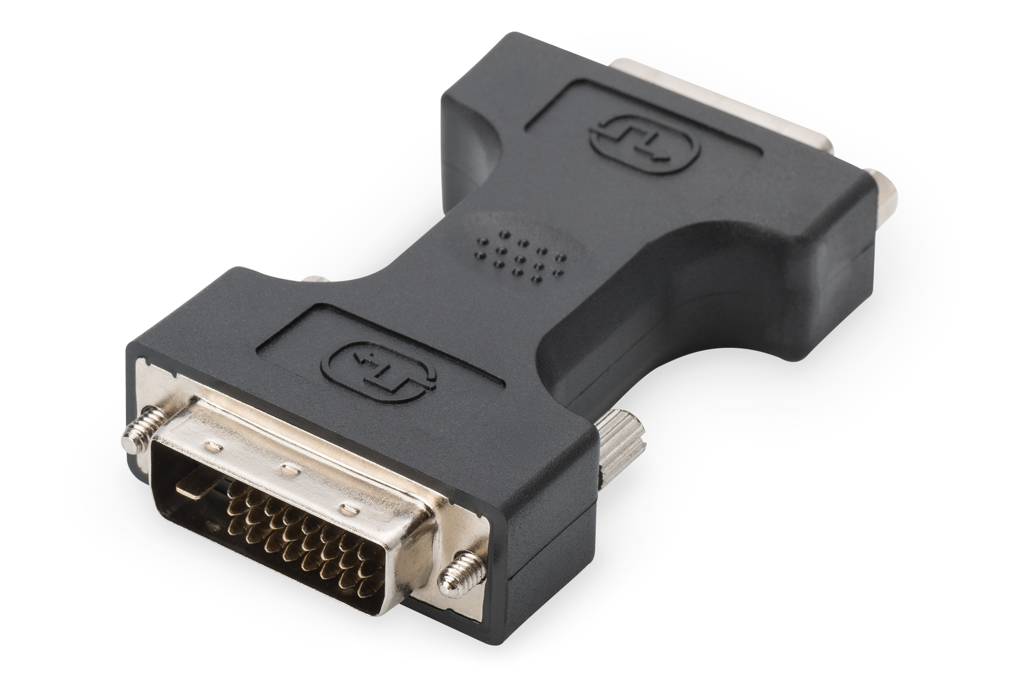 DIGITUS AK-320502-000-S DVI Adapter, DVI(24+1) - DVI(24+5) St/Bu