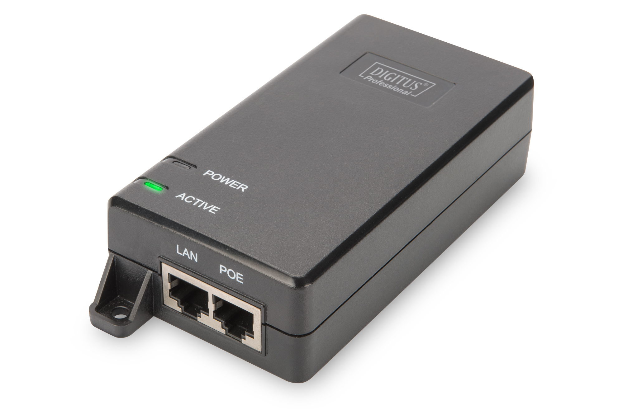 DIGITUS DN-95103-2 Gigabit Ethernet PoE+ Injektor, 802.3at, 30 W