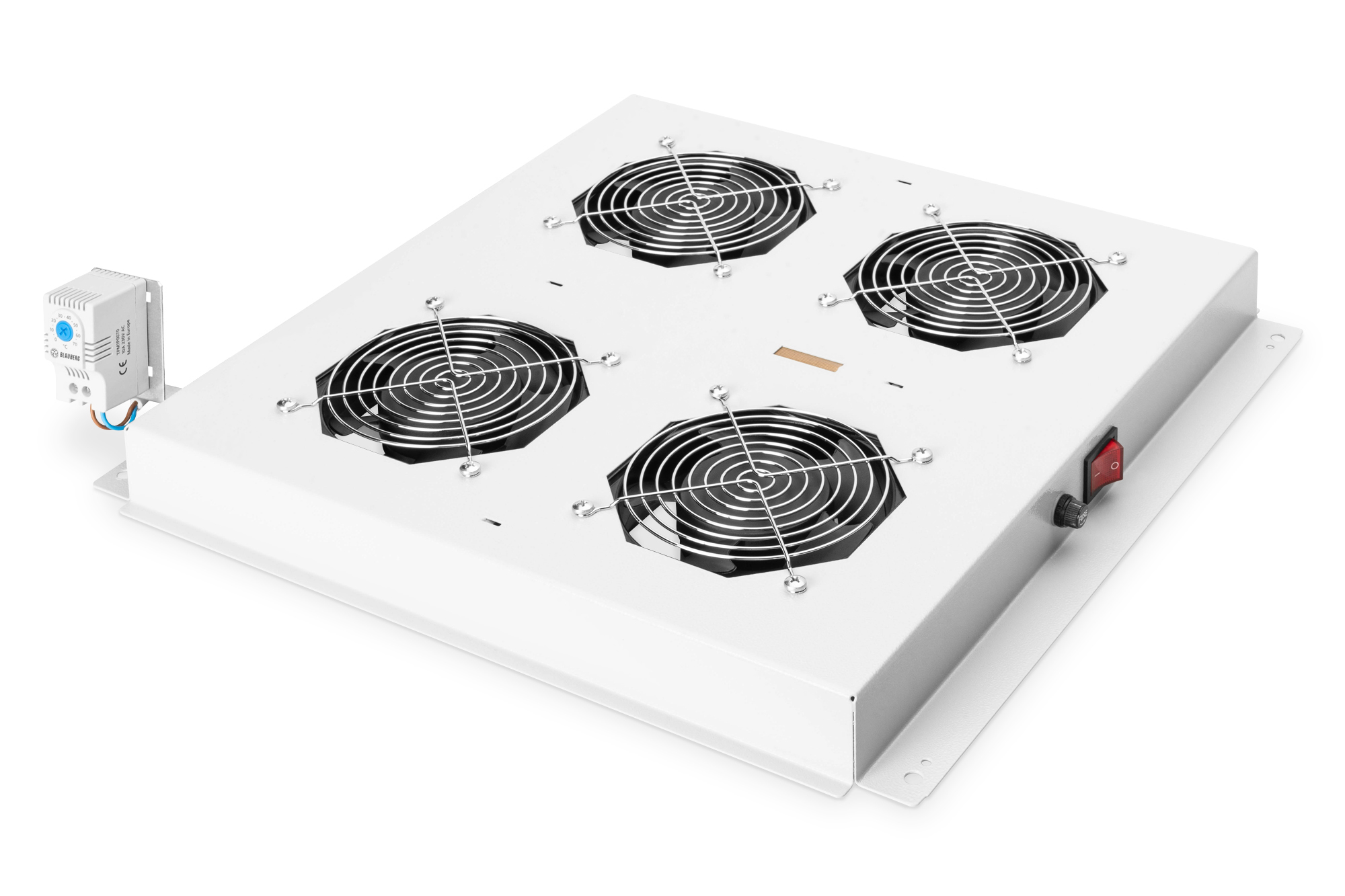 DIGITUS DN-19 FAN-4-N Dachlüftereinheit für Unique Netzwerkschränke & Dynamic Basic Netzwerk- und Serverschränke