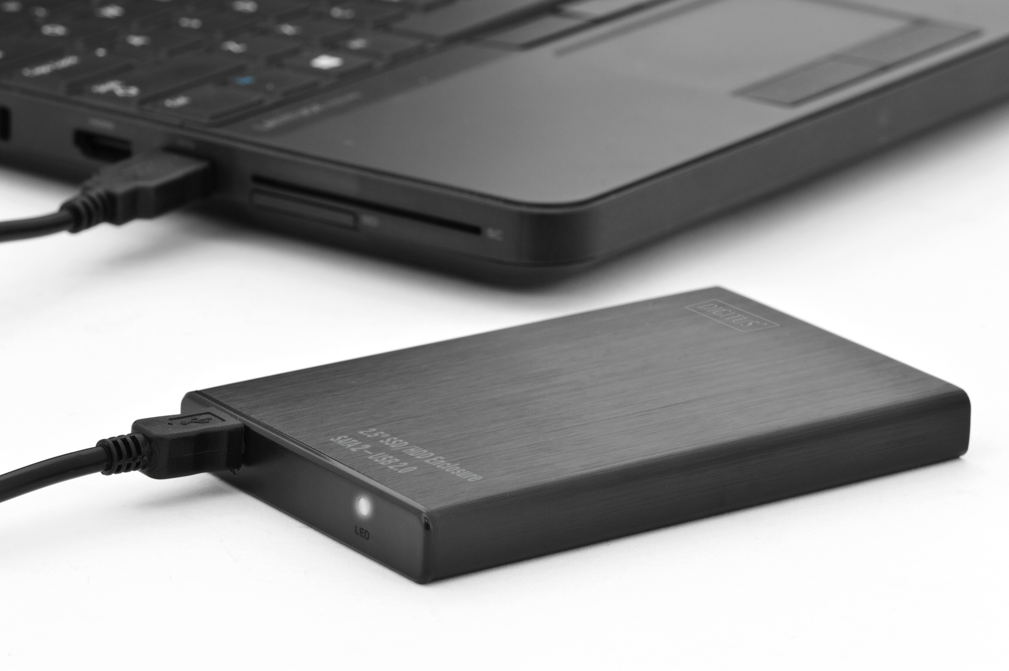 DIGITUS DA-71104 Gehäuse Externes SSD/HDD-Festplattengehäuse SATA I-II - USB 2.0