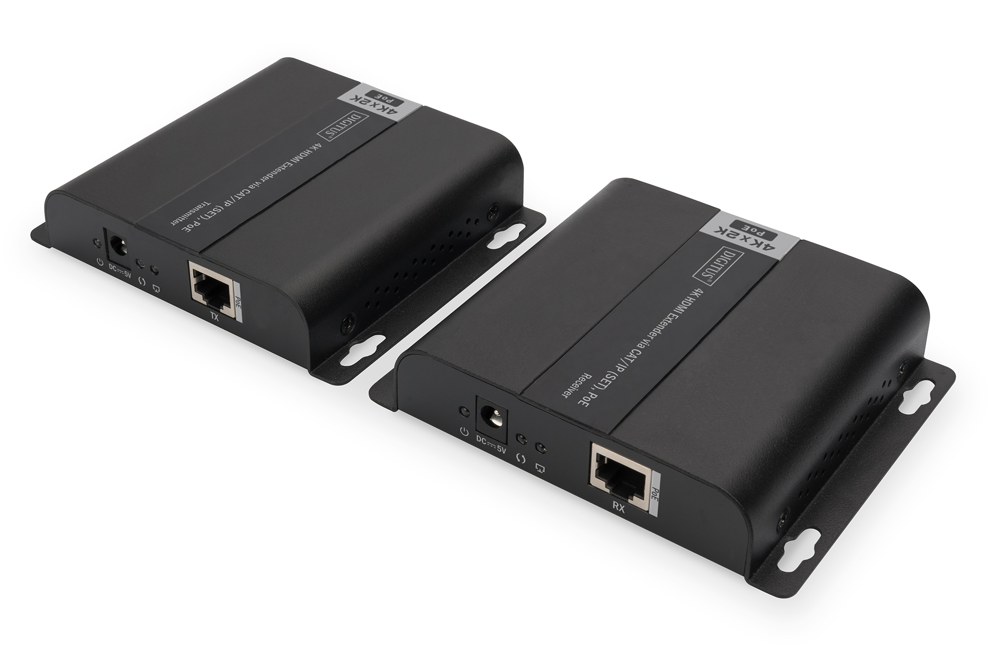 DIGITUS DS-55124 4K HDMI Extender über CAT/IP (Set), PoE