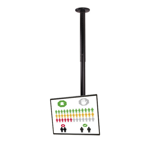 B-TECH Deckenhalter für Displays  BT8420/B   60-100cm verstellbar